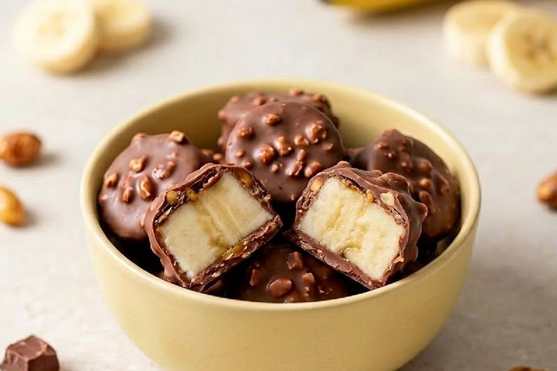 Banana Choco Bites con Crocante