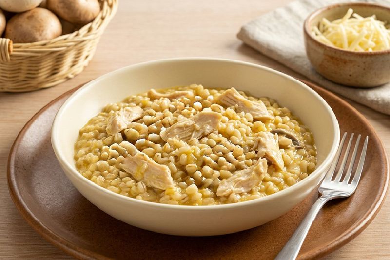 Risotto de Cebada con Pollo