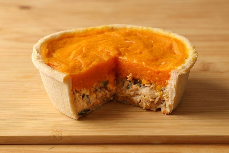 Pastel de Pollo y Calabaza