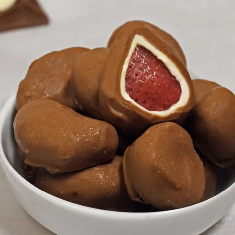 Frutillas Doble Choco x2