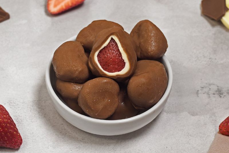 Frutillas con Doble Chocolate