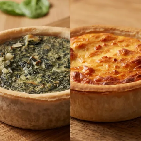 Tarta Espinaca + Tarta JyQ