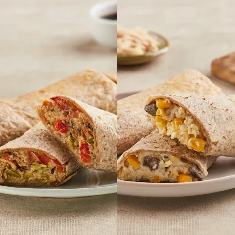 Wrap Vegetales + Wrap Pollo