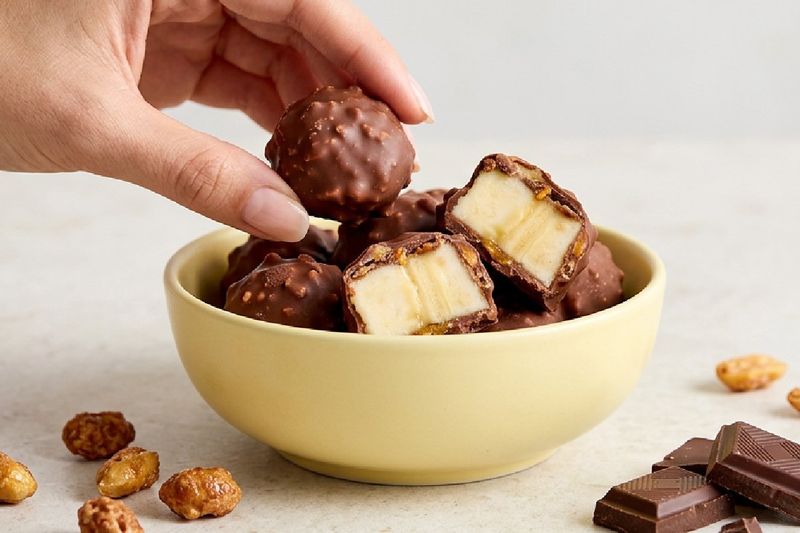 Banana Choco Bites con Crocante