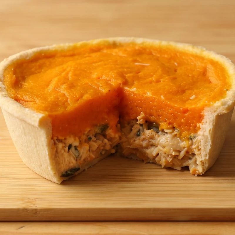 Pastel de Pollo y Calabaza x2