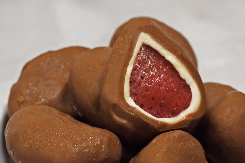 Frutillas con Doble Chocolate