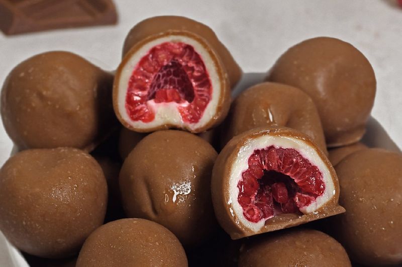 Frambuesas con Doble Chocolate