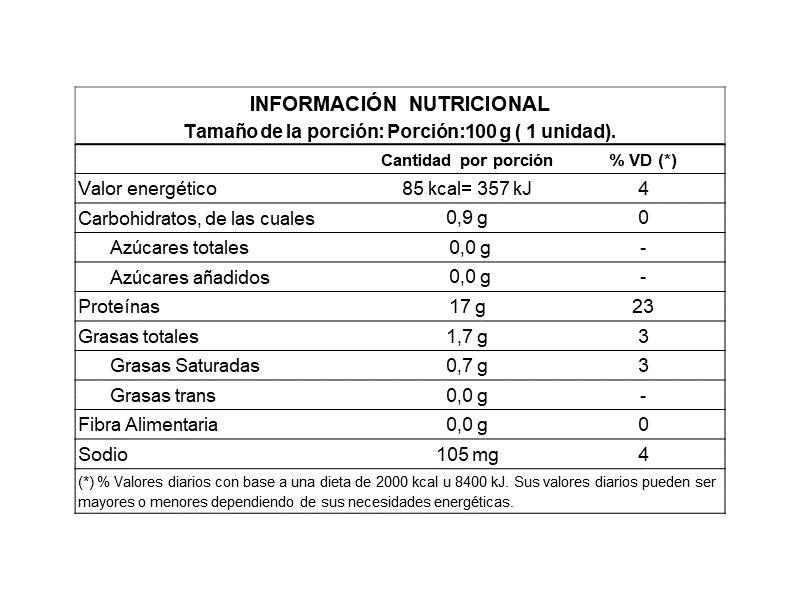 Filet de Merluza Natural