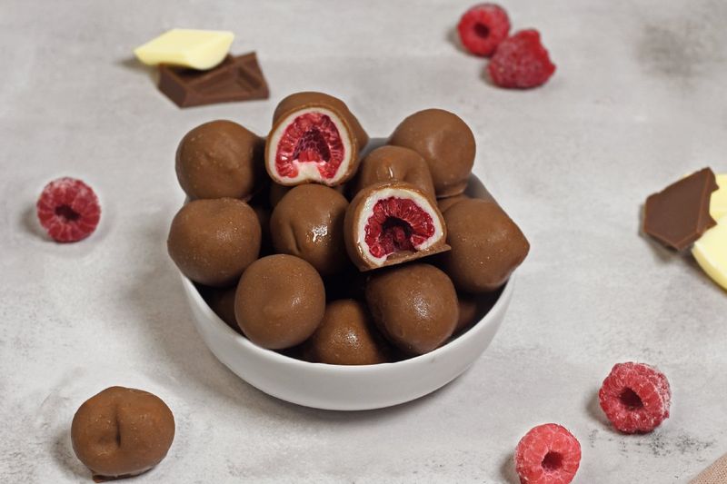 Frambuesas con Doble Chocolate
