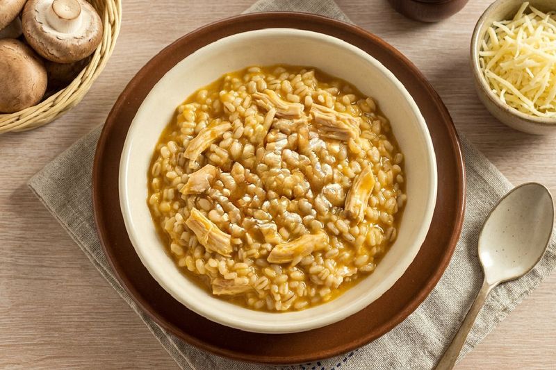Risotto de Cebada con Pollo
