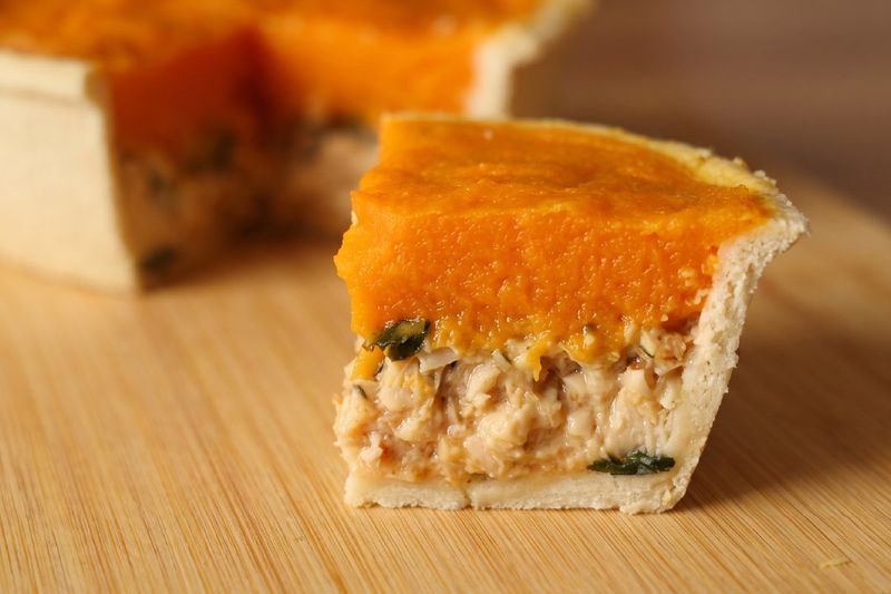 Pastel de Pollo y Calabaza