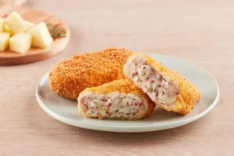 Rolls de pollo relleno con Provolone
