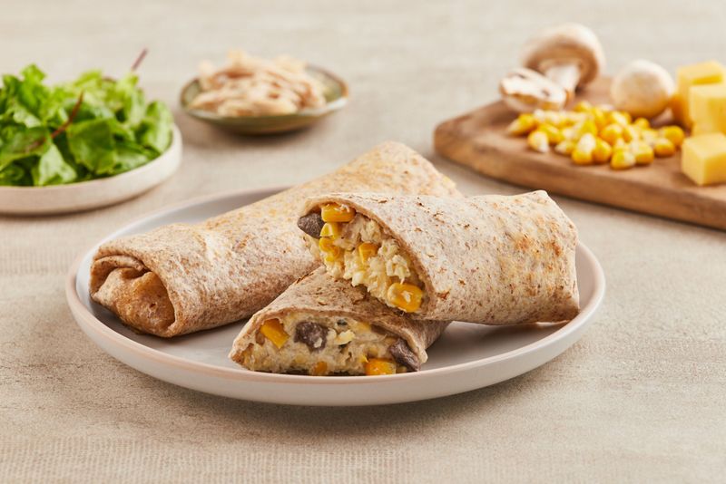Wrap de Pollo con Vegetales