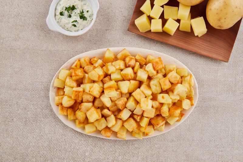 Papas en Cubitos
