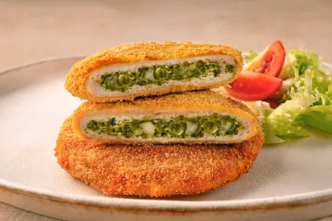 Medallón de Pollo Relleno con Espinaca y Queso